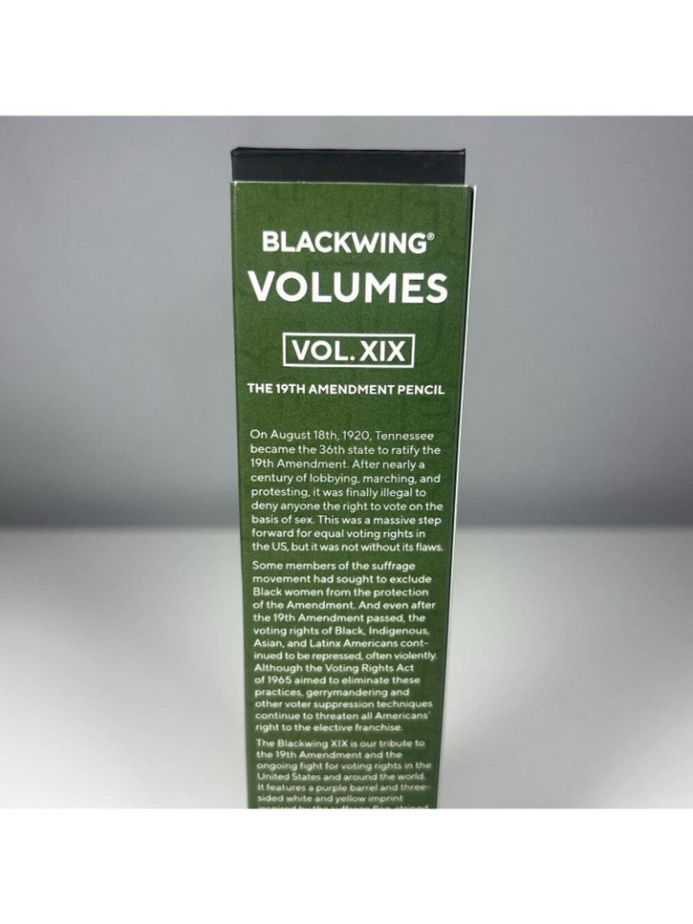 Blackwing Vol XIX 19th Amendment Pencils Complete Set 12 August 2020 Limited - Picture 8 of 10